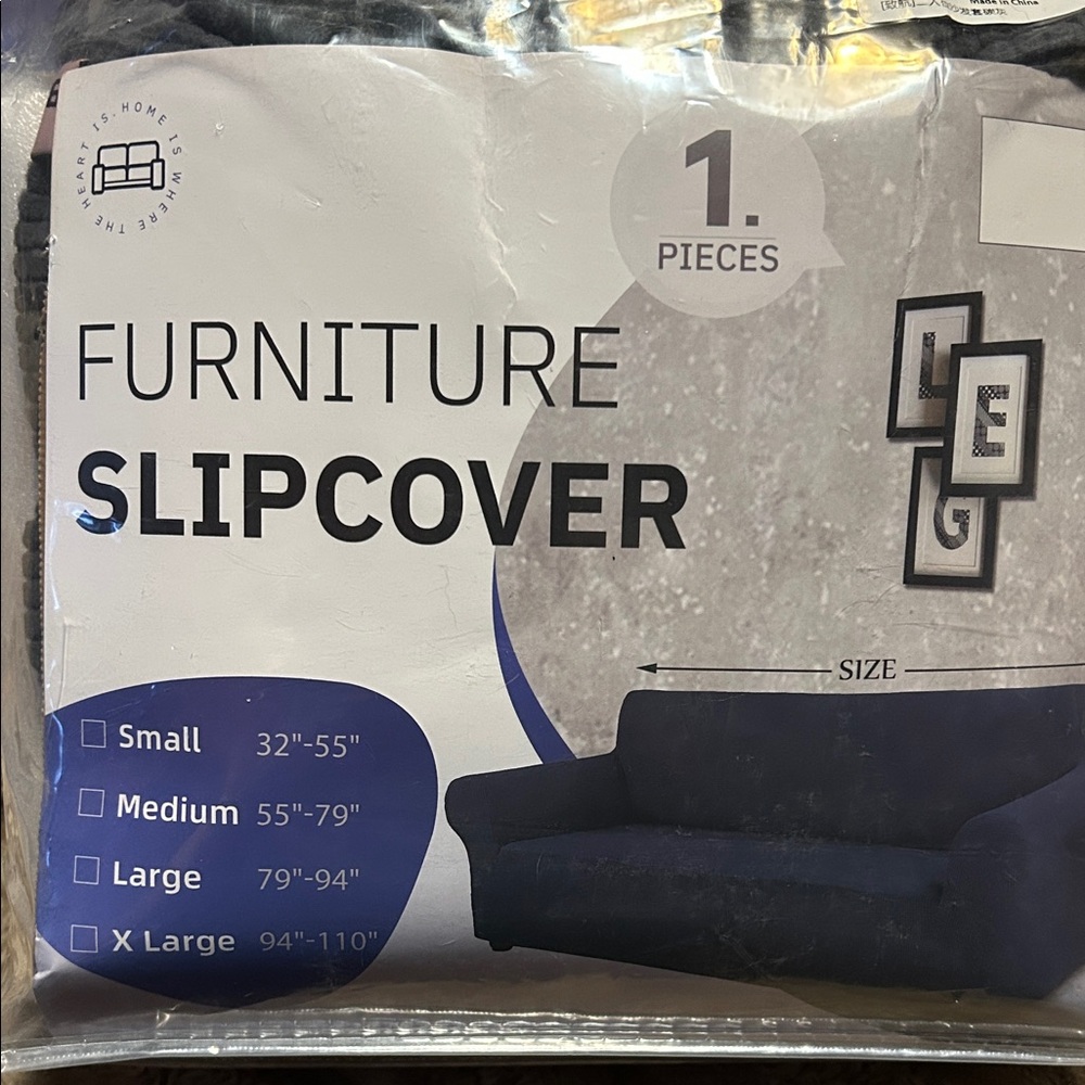 Home Accents Furniture Slipcover - Blue
